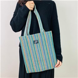 商品圖片 手提購物袋[混織] 綠-NW04038